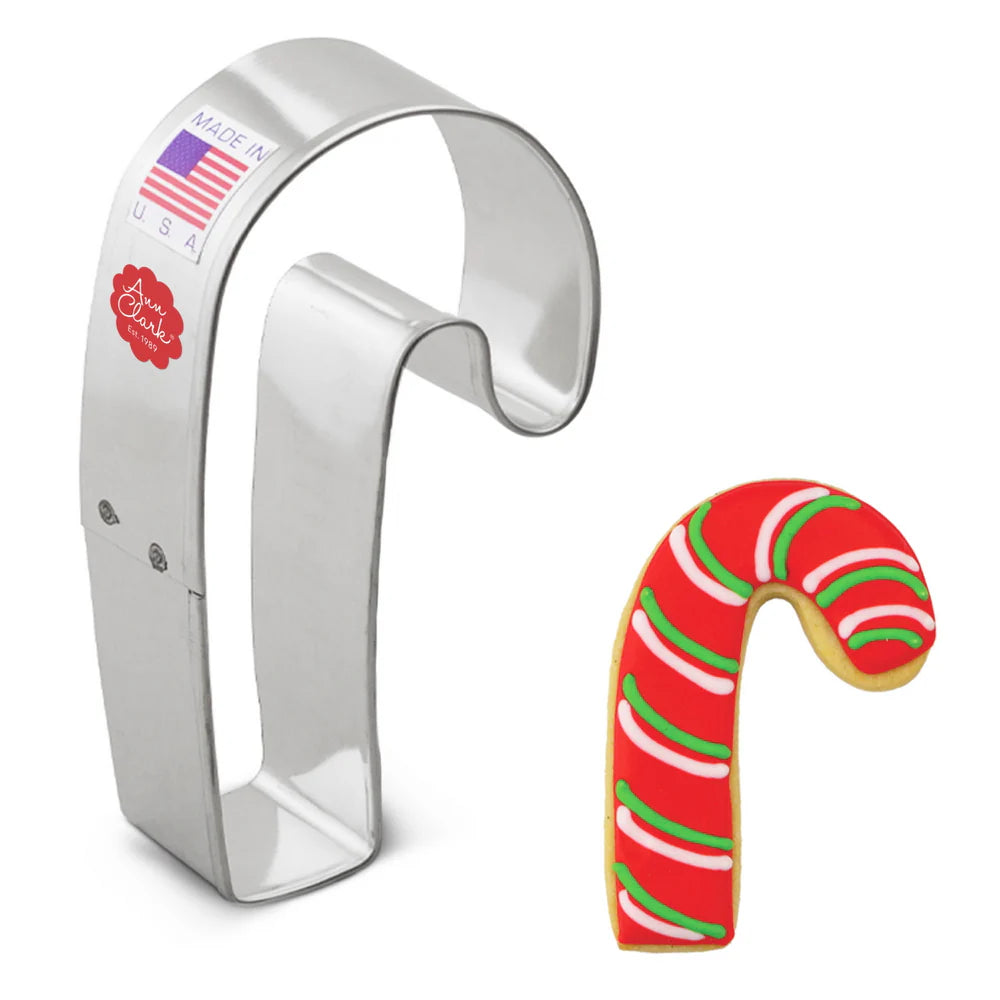 Ann Clark Candy Cane Cookie Cutter, 3 1/2"