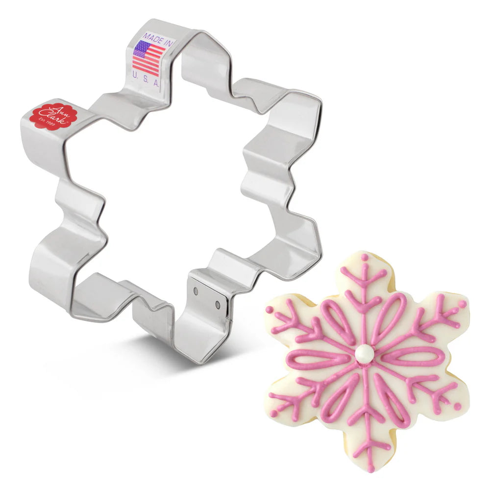 Ann Clark Geometric Snowflake Cookie Cutter, 4"